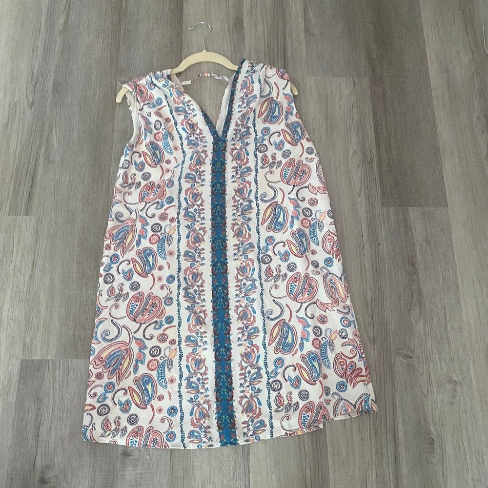 LOFT | Paisley Tunic Shift Dress